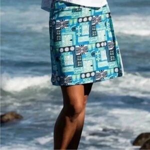 RIPSKIRT HAWAII TAHITIAN TAPA SUMMER SKIRT SIZE LARGE LENGTH 2